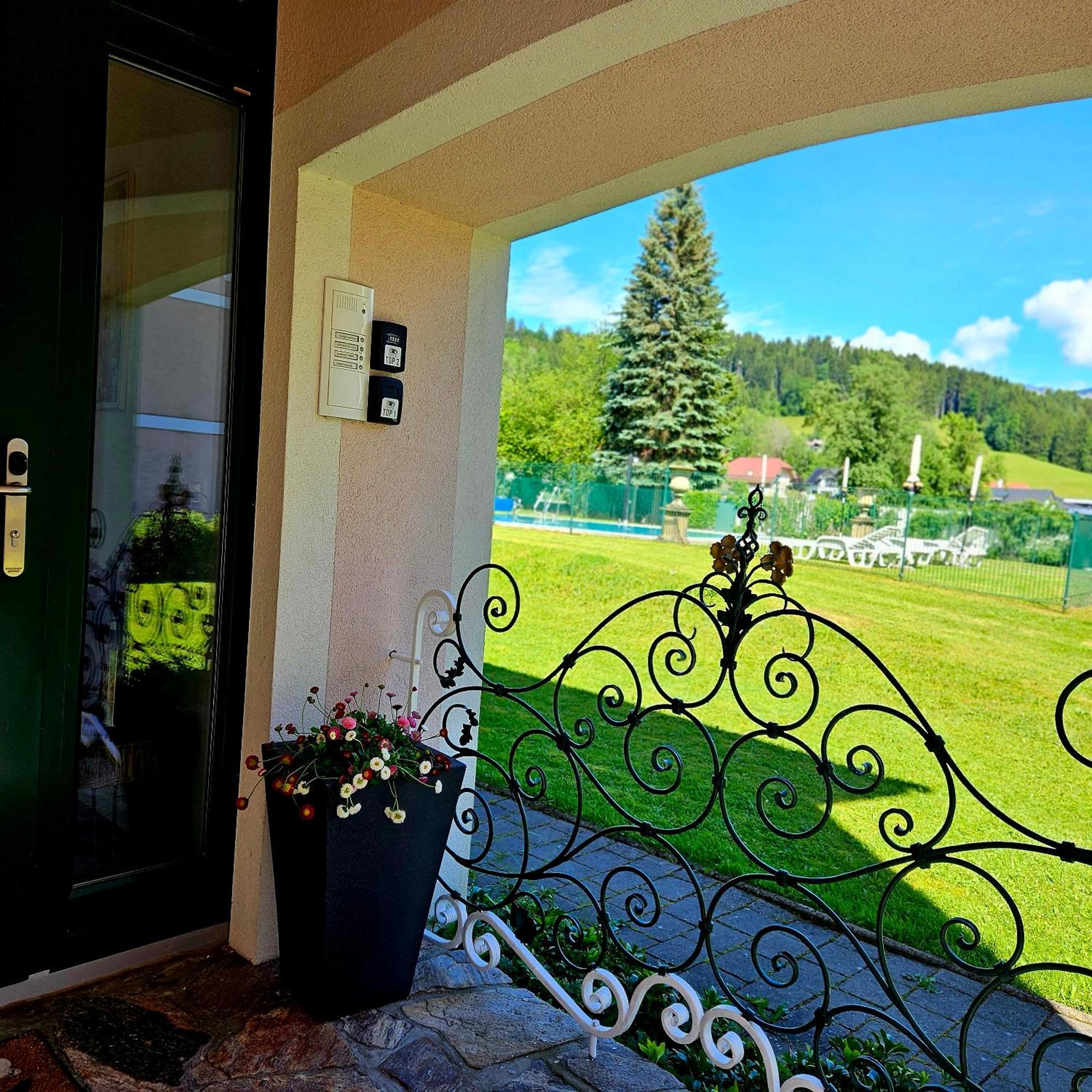 Ferienwohnung Blick Ins Gruene Rossleithen Bagian luar foto